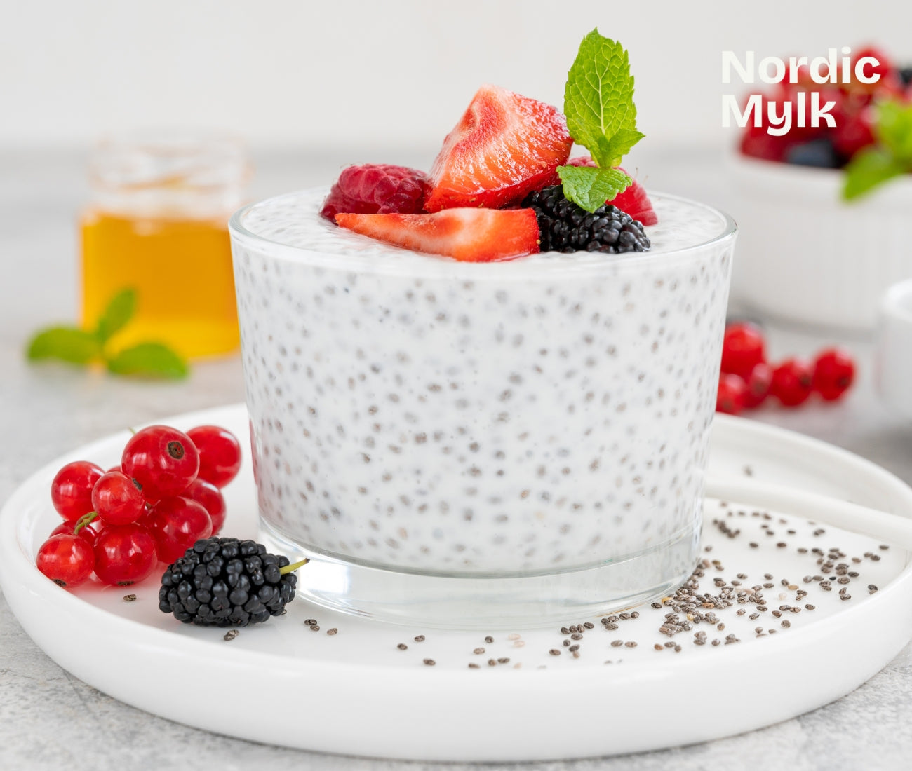 Chiagrød med kokosmylk