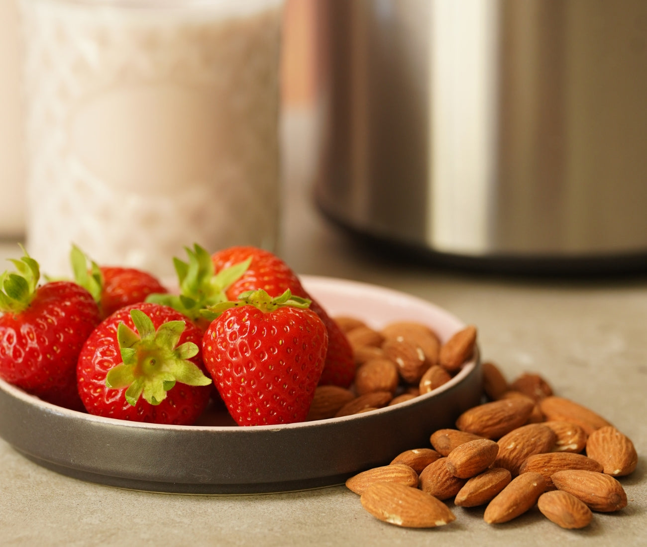 Jordbær Mandel Mylk