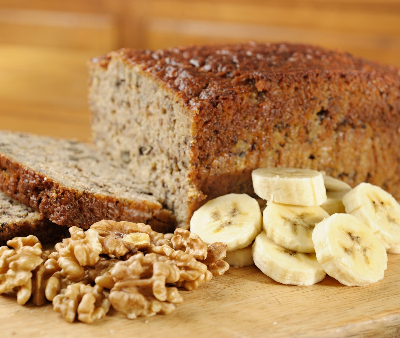 Bananbrød med Valnøddemylk pulp